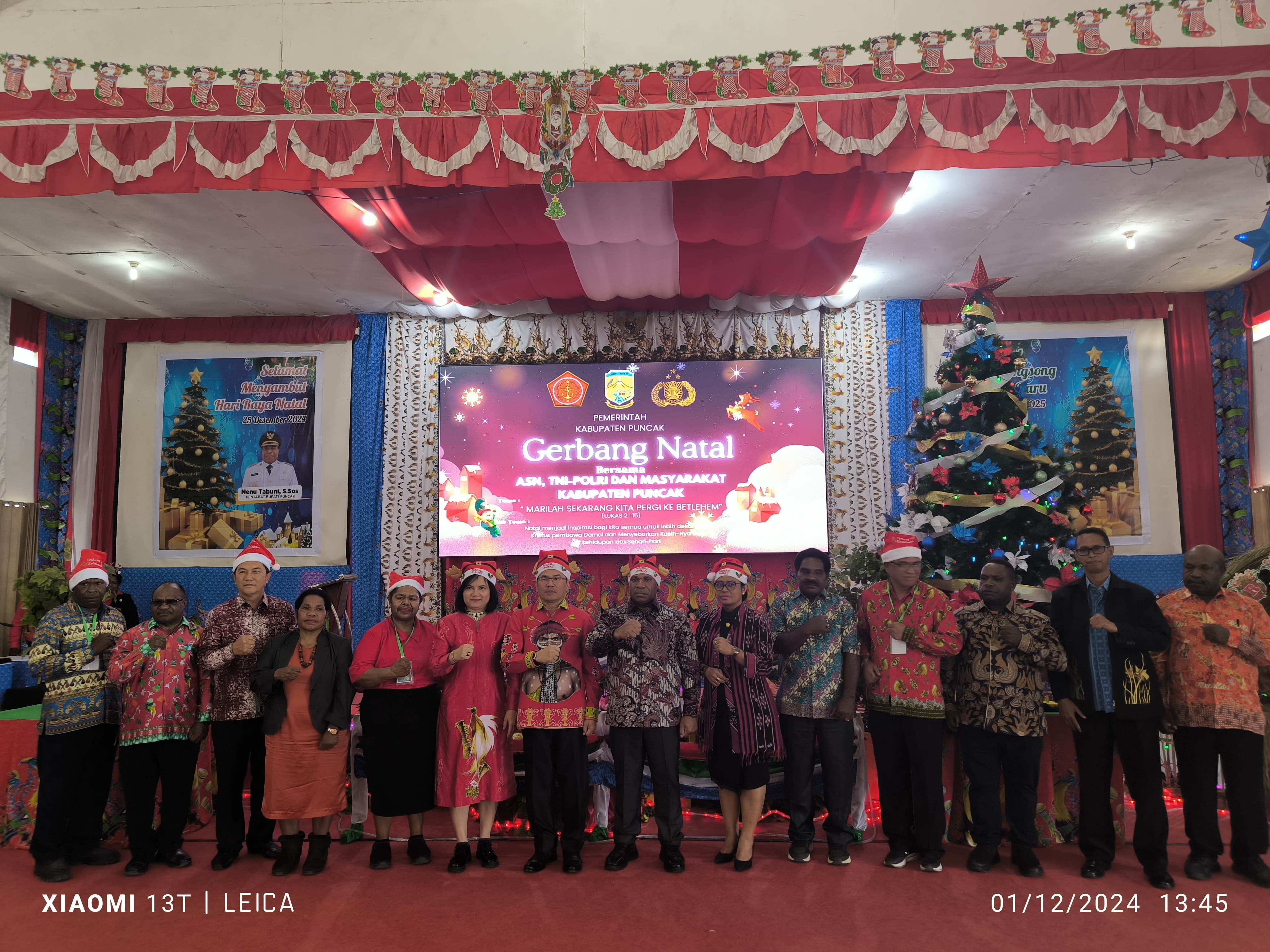 Hadiri Gerbang Natal, PJ Bupati Puncak Berharap Jadikan Puncak Seperti Betlehem, Ada Kedamaian
